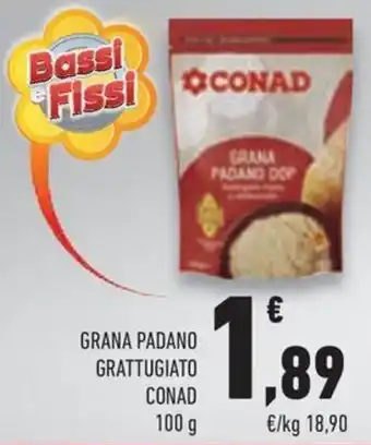 Grana Padano grattugiato Conad
