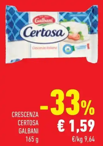 Crescenza Certosa Galbani