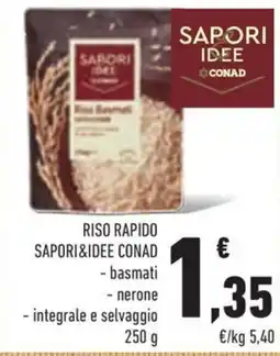 Conad Margherita Riso rapido Sapori&Idee Conad offerta