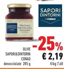Conad Margherita Olive denocciolate Saporidintorni offerta