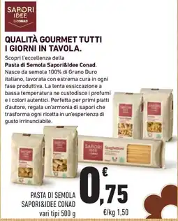 Conad Margherita Pasta di semola Sapori&Idee Conad offerta