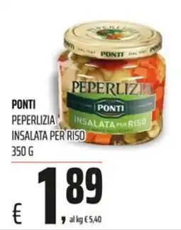 Coop Master Alleanza 3.0 PONTI Peperlizia Insalata per riso offerta
