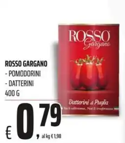 Coop Master Alleanza 3.0 Rosso Gargano pomodorini datterini offerta
