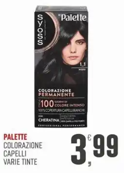 Marketpiù Palette colorazione capelli varie tinte offerta