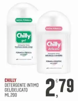 Marketpiù Chilly detergente intimo gel/delicato offerta
