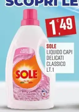 Marketpiù Sole liquido capi delicati classico offerta