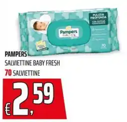 Coop Master Alleanza 3.0 Pampers salviettine baby fresh offerta
