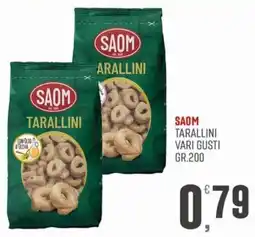 Marketpiù SAOM Tarallini vari gusti offerta