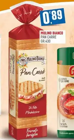 Marketpiù Mulino Bianco Pan Carrè offerta