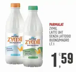 Marketpiù Parmalat Zymil latte UHT senza lattosio buono/magro offerta