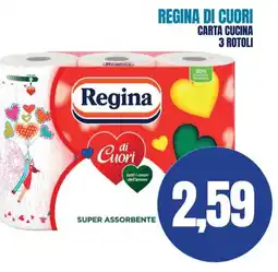 Determarket Regina carta cucina di cuori offerta
