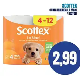Determarket Scottex carta igienica la maxi offerta