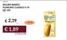 Prezzemolo e Vitale Mulino Bianco PlumCake Classico offerta