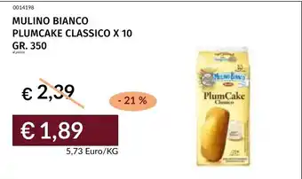 Mulino Bianco PlumCake Classico
