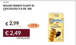 Prezzemolo e Vitale Mulino Bianco Flauti al Cioccolato offerta
