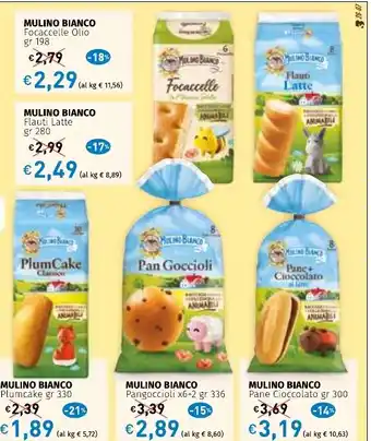 Mulino Bianco Focaccelle Olio