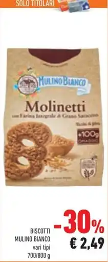 Conad Margherita Biscotti Mulino Bianco offerta