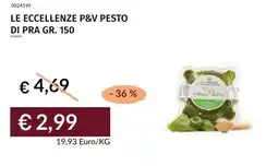 Prezzemolo e Vitale Le eccellenze P&V pesto di pra offerta