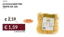 Prezzemolo e Vitale Le eccellenze p&v trofie offerta