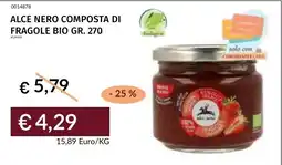 Prezzemolo e Vitale Alce Nero Composta di Fragole Bio offerta
