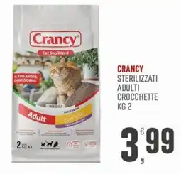 Marketpiù Crancy Cat Sterilizzato Adult offerta