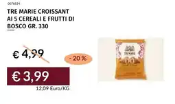 Prezzemolo e Vitale Tre Marie croissant ai 5 cereali e frutti di bosco offerta