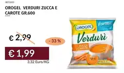Prezzemolo e Vitale Orogel Verduri Zucca e Carote offerta