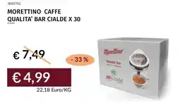 Prezzemolo e Vitale Morettino Caffè Qualità' Bar Cialde offerta