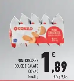 Conad Margherita Mini cracker dolce e salato Conad offerta