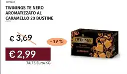 Prezzemolo e Vitale Twinings te nero aromatizzato al caramello offerta