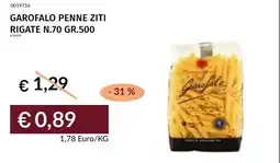 Prezzemolo e Vitale Garofalo penne ziti rigate offerta