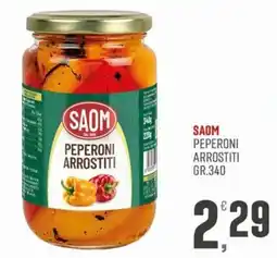 Marketpiù Saom peperoni arrostiti offerta