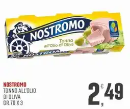 Marketpiù Nostromo Tonno all'olio di oliva offerta