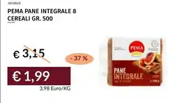 Prezzemolo e Vitale Pema pane integrale offerta