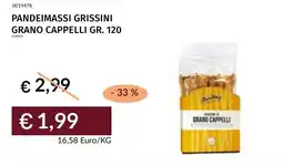 Prezzemolo e Vitale Pandeimassi grissini grano cappelli offerta