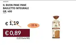 Prezzemolo e Vitale Il buon pane pane bauletto integrale offerta