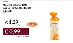Prezzemolo e Vitale Mulino Bianco Pan Bauletto Grano Duro offerta