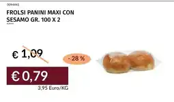 Prezzemolo e Vitale Frolsi panini maxi con sesamo offerta