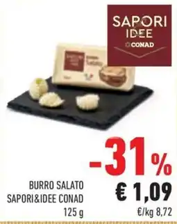 Conad Margherita Burro salato Sapori&Idee Conad offerta