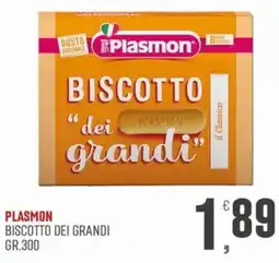 Marketpiù Plasmon biscotto dei grandi offerta