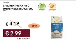 Prezzemolo e Vitale Sarchio farina riso impalpabile bio offerta