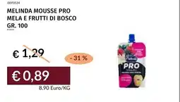 Prezzemolo e Vitale Melinda mousse pro mela e frutti di bosco offerta