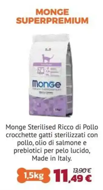 Monge Sterilised Ricco di Pollo