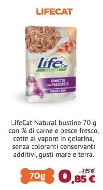 LifeCat Natural tonnetto con prosciutto