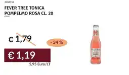 Prezzemolo e Vitale Fever Tree Tonica Pompelemo Rosa offerta