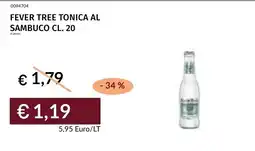 Prezzemolo e Vitale Fever Tree Tonica al Sambuco offerta