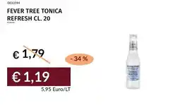Prezzemolo e Vitale Fever Tree Tonic Water Refresh offerta