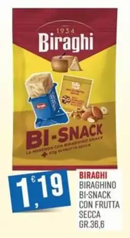 Marketpiù Biraghi Bi-Snack con frutta secca offerta