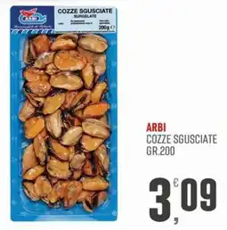 Marketpiù Arbi cozze sgusciate offerta
