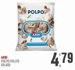 Marketpiù Arbi polpo pulito offerta